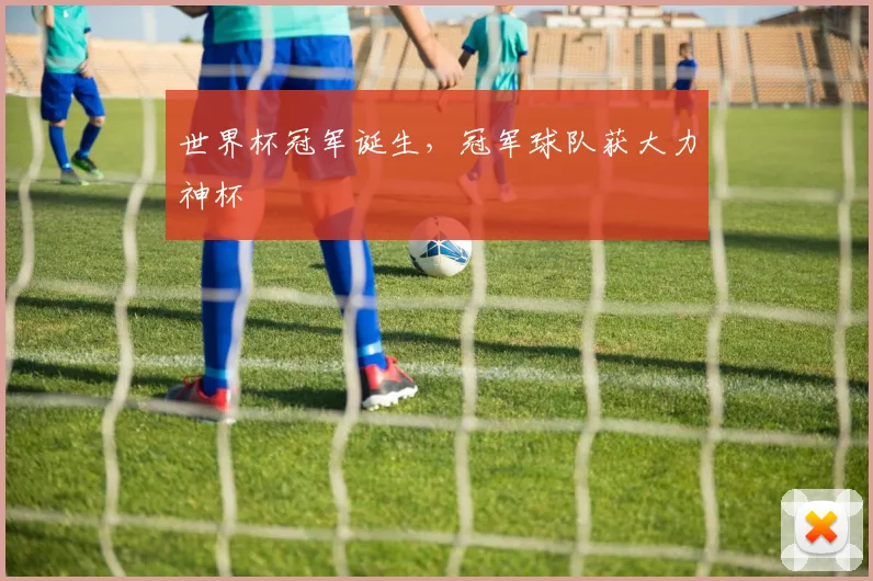 世界杯冠军诞生,冠军球队获大力神杯